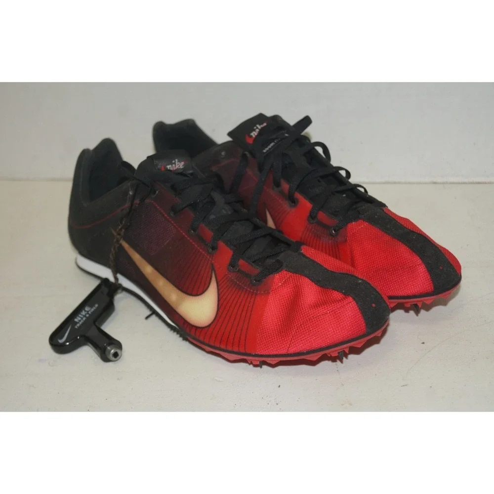 Nike Bowerman Men's Track and Field Shoes 333361-012 Red Size 13